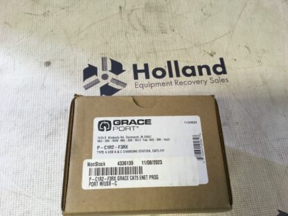 Grace port, P-C1R2-F3RX, type 4 usb charging station, CAT5 F/F, NOS, KP-1056