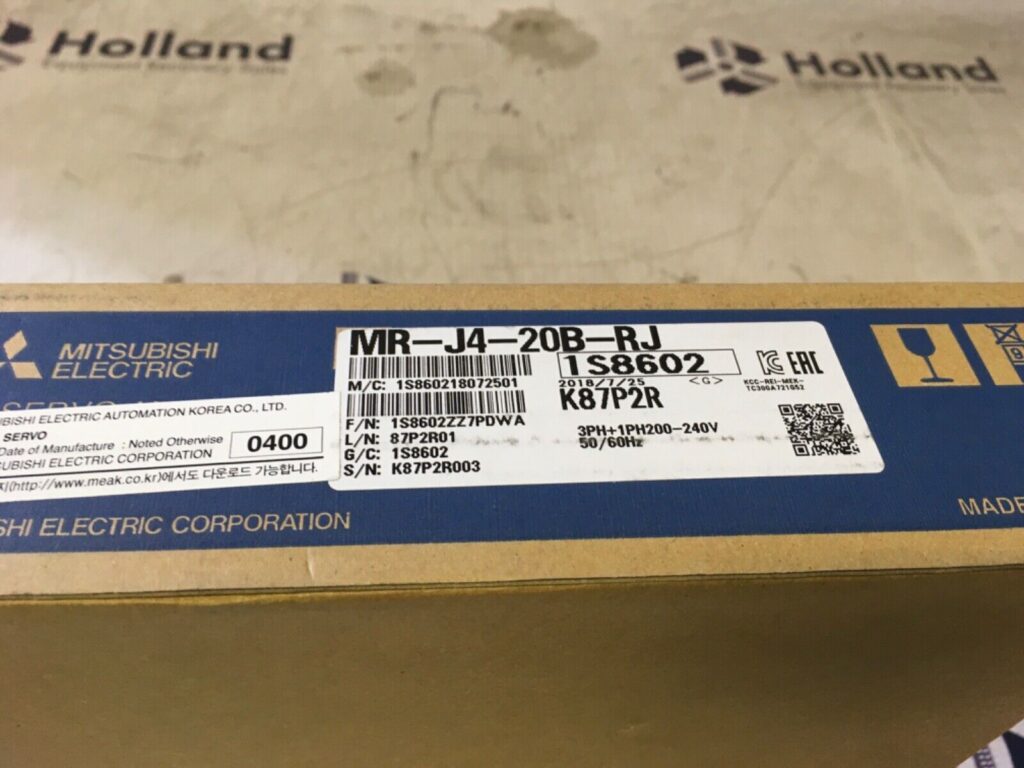 Mitsubishi AC Servo Amplifier, MR-J4-20B-RJ, NOS, LG-2555 - Image 2