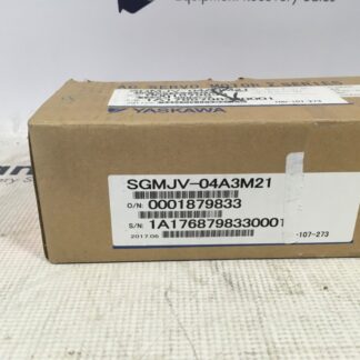 Yaskawa AC Servo motor, SGMJV-04A3M21, NOS, LG-2568