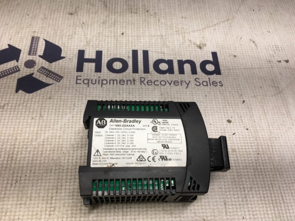 Allen Bradley Electronic Circuit Protector, 1692-ZGAAAA, RJ-31 - Image 2