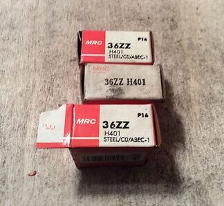 3-MRC /bearings #36ZZ, 30 day warranty, free shipping lower 48!