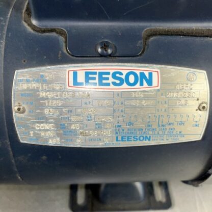 LEESON Motor, #101446.00, #M4C17FB10A, Same Day Fast Free Shipping To Lower 48 - Image 2