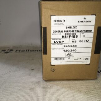 Emerson HEVI-DUTY 1kva transformer, HS1F1BS, NOS, LG-2552