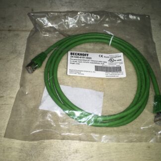 Beckhoff Pre-assembled EtherCAT Patch Cable, ZK1090-9191-0020, NIB, JRM-216