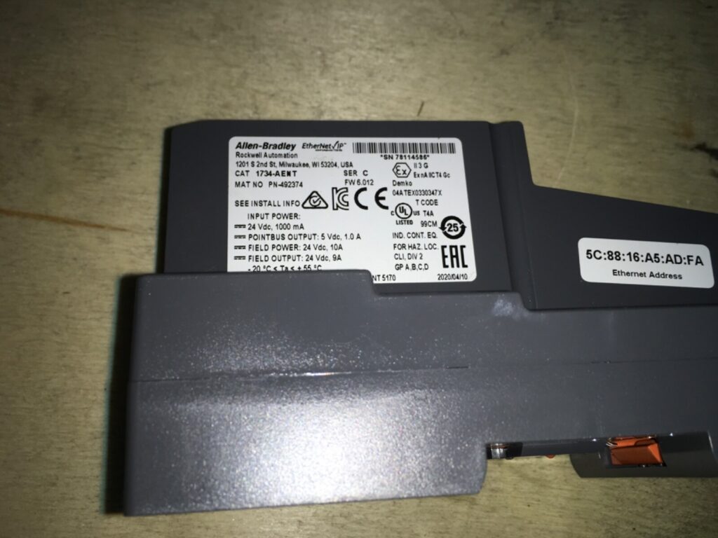 Allen Bradley Point I/O, 1734-AENT, 1734-RTB, NNB, JRM-136 - Image 2
