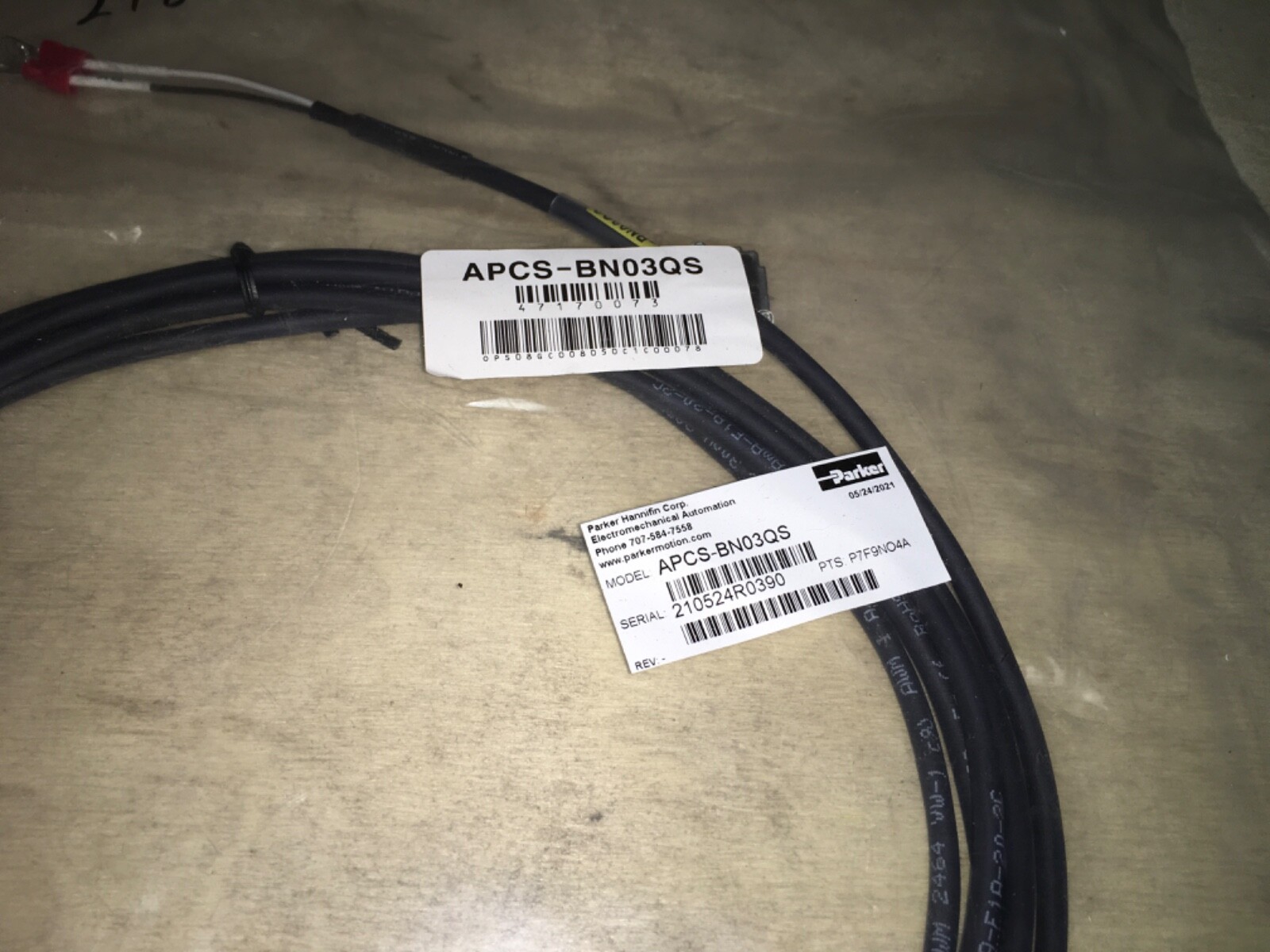 Parker cable, APCS-BN03QS, NIB, JRM-248 - Image 2