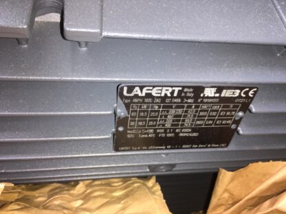 Lafert 25hp blower motor, type AMPH, 208-230v, w/ sound encloser, NNB, JRM-258-1