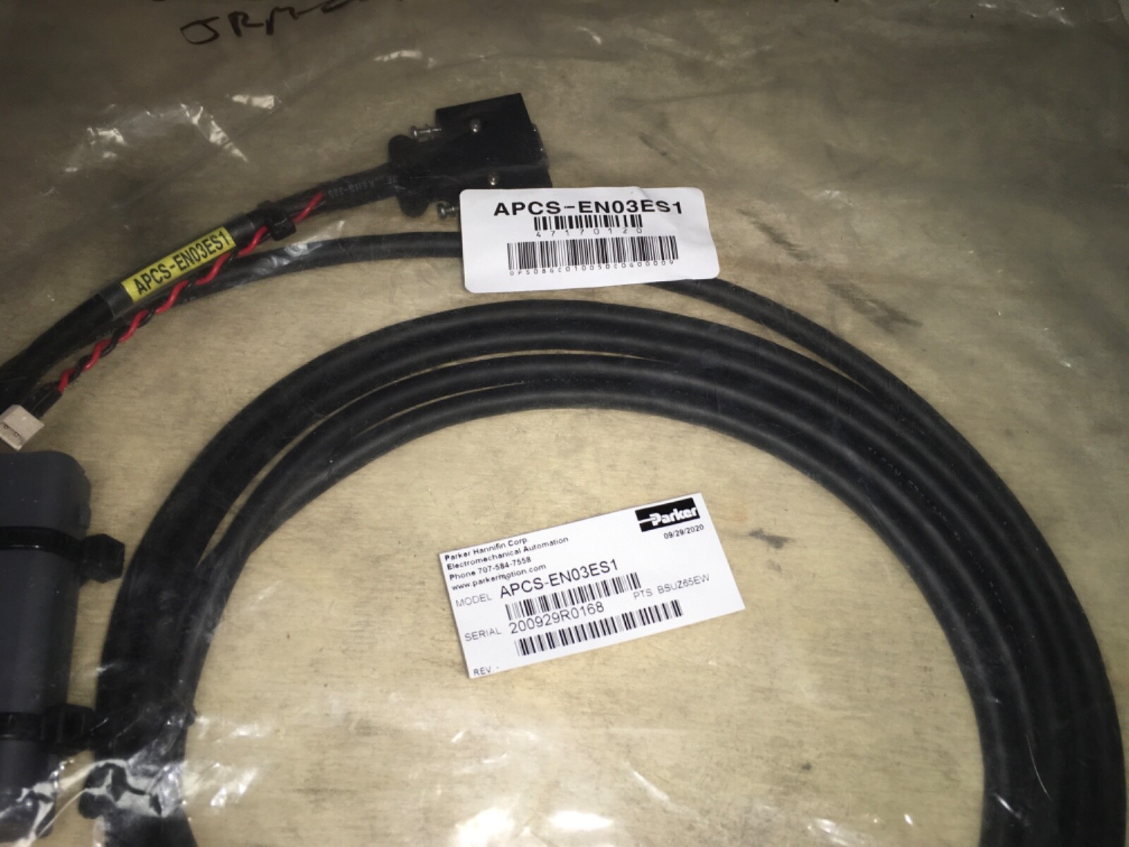 Parker cable, APCS-EN03ES1, NIB, JRM-251 - Image 2