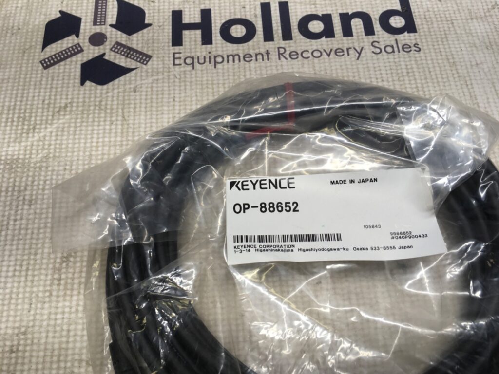 Keyence Ethernet cable, OP-88652, NOS, KP-1267 - Image 2
