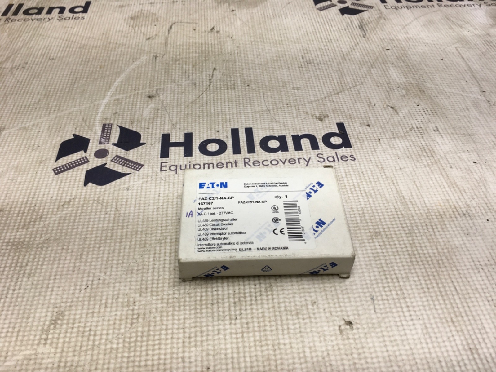 Eaton miniature circuit breaker, FAZ-C2/1-NA-SP, 167167, NOS, KP-1313 - Image 2