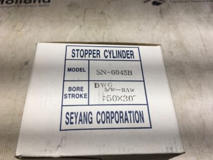 Seyang stopper cylinder, SN6045B-50*30-DWG, NOS, LG-4049 - Image 2