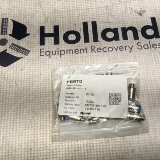 FESTO push in fitting, 10pcs, QSM-M7-6-I-R, 133007, NOS, KP-1203