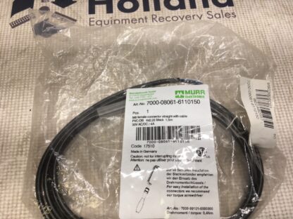 Murr Elektronik Cable, M8 female connector, 7000-08061-6110150, NOS, LG-4148 - Image 2
