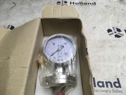 Hisco gauge, 501P40A, 150psi, NPT 1/2, P202F0948, NOS, LG-4064 - Image 2