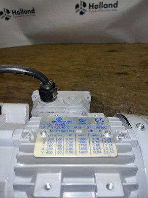 MOTOVARIO Motor #T71-B4, #NMRV040, DORNER, #32M040EL423EN, Used , KP-1322 - Image 2