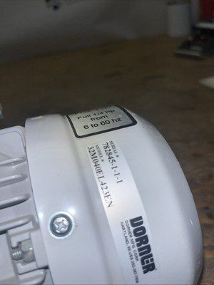 MOTOVARIO Motor #T71-B4, #NMRV040, DORNER, #32M040EL423EN, Used , KP-1322 - Image 3