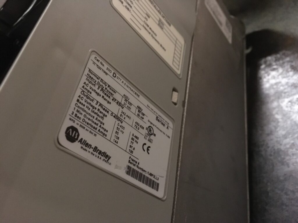 Allen Bradley PowerFlex 700S, 20D D 077 A 0 NYNACBSE, ADI-1205 - Image 6