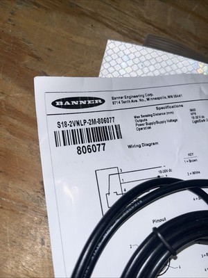 Banner #S18-2VNLP-2M-806077, New Open Box KP-1383 - Image 2