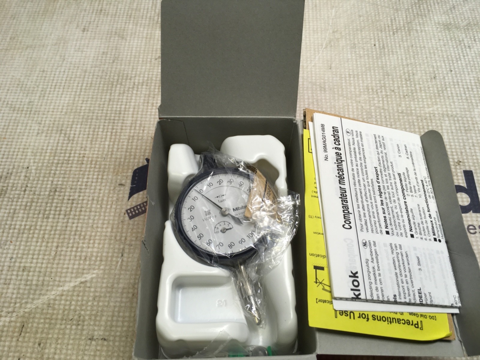 Mitutoyo dial gauge, 2109S-10, NOS, LG-4347 - Image 3