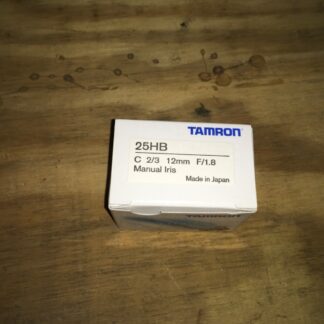 Tamron, 25 HB, 12mm CCTV Lens, NIB