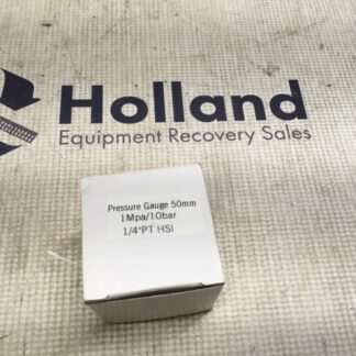 HSI pressure gauge, 50mm, 1Mpa/10bar, 1/4” PT,  NOS, LG-4541-1