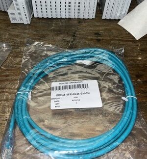 MENCOM Cable #MDE45-4FR-RJ45-BM-3M, New Open Box  , Hehi-2527