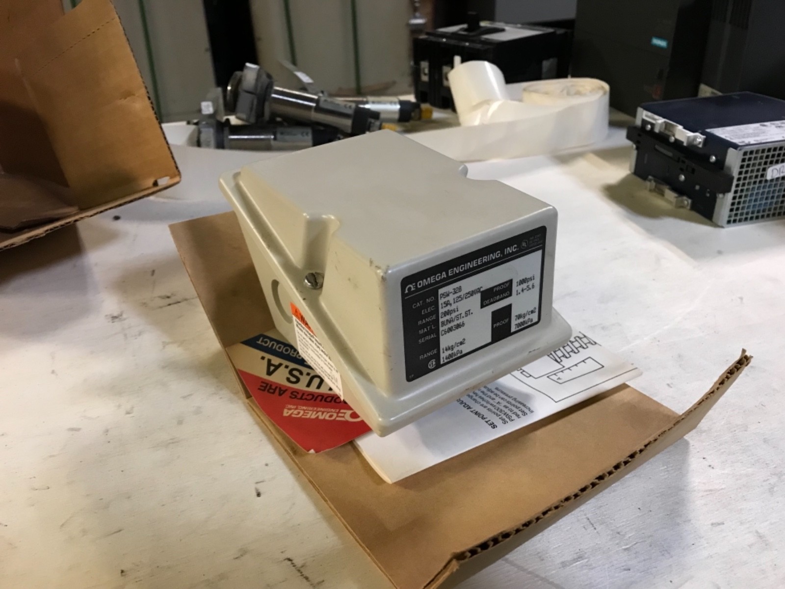 OMEGA ENGINEERING INC, PSW-328, 15A, 125/250VAC, NOS, PS-441 - Image 5