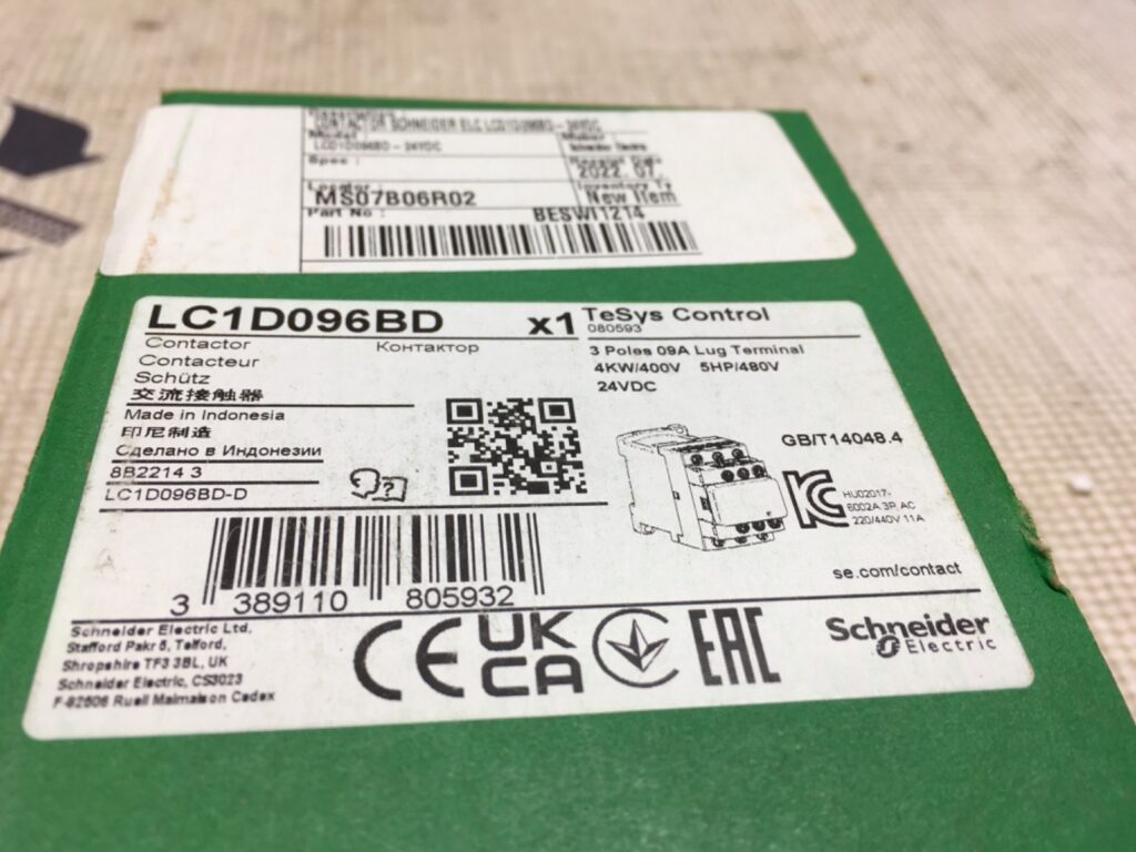 Schneider Electric Contactor, LC1D096BD, 24vdc, NOS, LG-4594 - Image 2