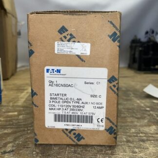 ETN Starter #AE16CNS0AC, Size C, New Open Box  Hehi-2638