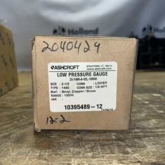 ASHCROFT Gauge #1490, #25-1490-A-02L-100IW, HEHI-2641