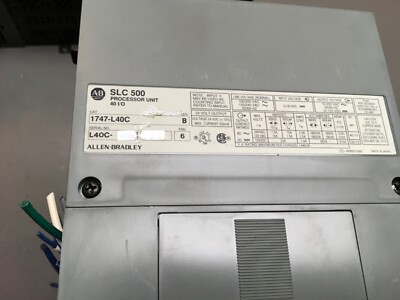 Allen Bradley SLC 500 Programmable Controller, 1747-L40C, SER-B, FRN-6, (PS-990) - Image 3