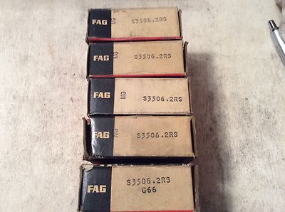 5- FAG /bearings #S3506.2RS, NOS, (JFK-44)
