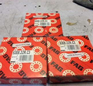 Lot of 3-FAG-Bearing, #6308.2ZR.C3, NOS, (JFK-998)
