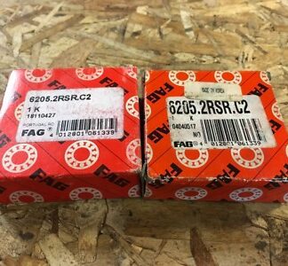 Lot of 2-FAG-Bearings #6205.2RSR.C2, NOS, (JFK-1142)