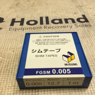 Misumi shim tapes, FGSM 0.005, NOS, LG-4667