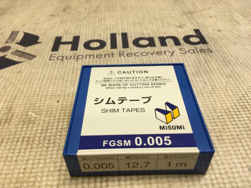 Misumi shim tapes, FGSM 0.005, NOS, LG-4667
