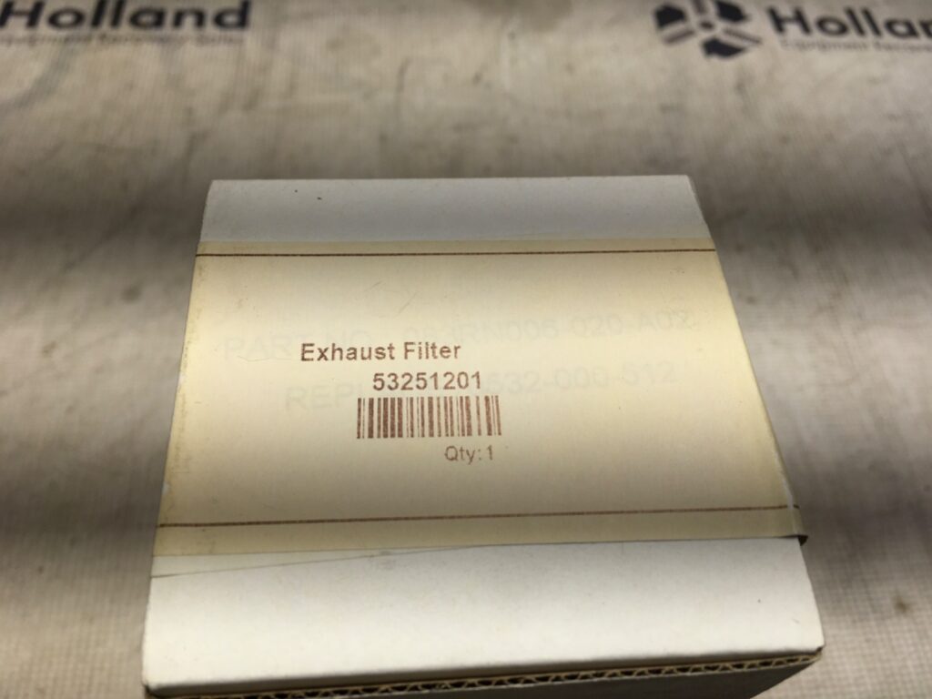 Exhaust filter, 53251201, NOS, LG-4732