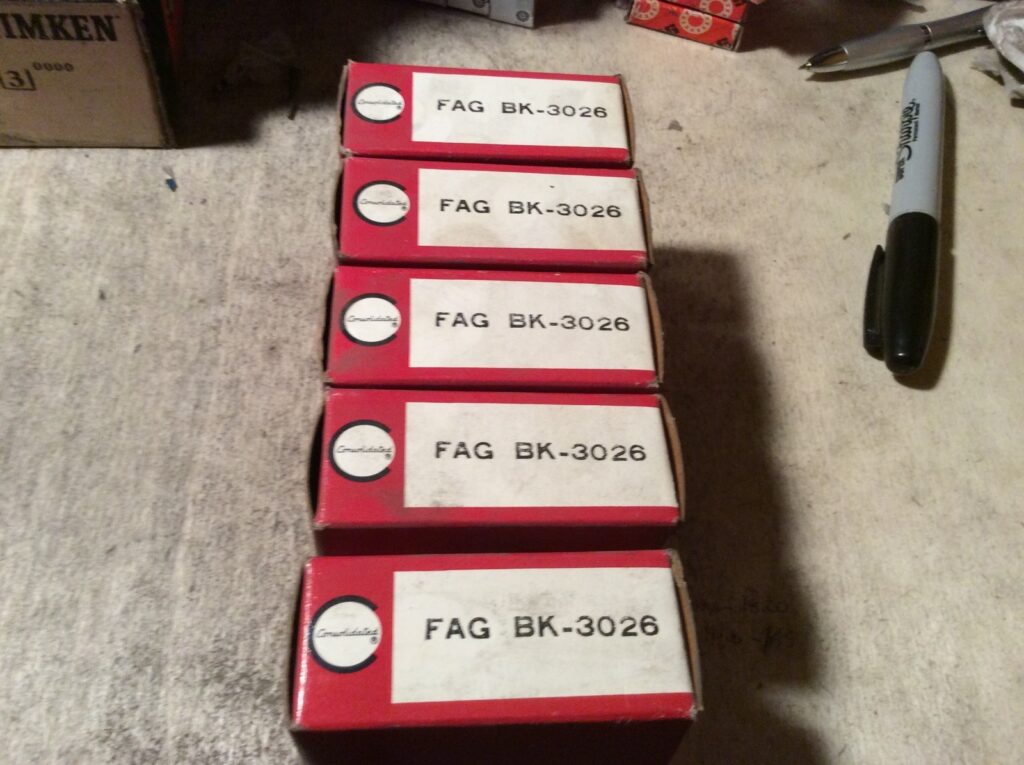 5-Consolidated -bearing, #FAG-BK-3026, NOS, (JFK-545)