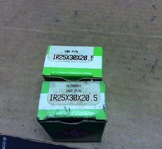 2-INA bearings #IR25x30x20.5, NOS, (DR-1674)