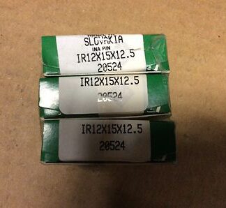 3-INA bearings #IR12x15x12, NOS, (DR-1629)