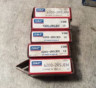 5-SKF Bearing #6200-2RSJEM, NOS, (JFK-246)