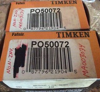 2-Timken-Bearing, PO50072, NOS, (BDR-493)