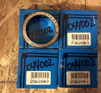 4-Timken Ball roller bearing cup, NOS, (BEN-69)