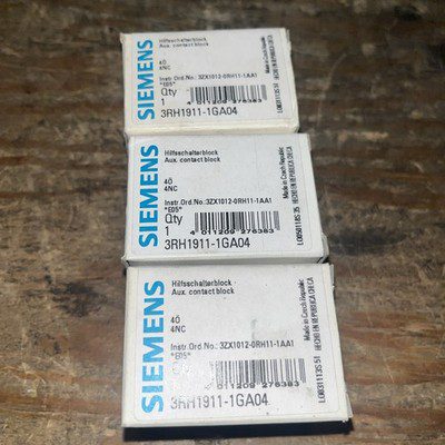 Lot Of 3-Siemens #3RH1911-1GA04, NOS, HEHI-2700 - Image 2