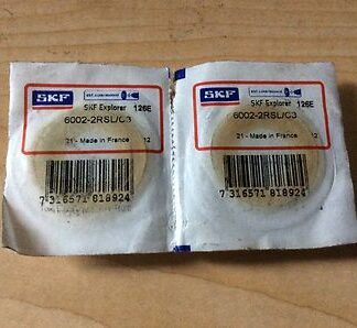 2-SKF Bearings #6002-2RSL/C3, NOS, (DR-1907)