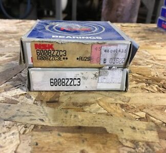 Lot of 2-NSK-Bearings #62008ZZC3, NOS, (JFK-1136)