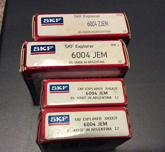 4-SKF bearings #6004 JEM, NOS, (DR-1880)
