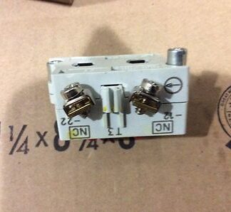 Cutler Hammer 10250T3 contact block 2 NC, NOS, (CDR-96)