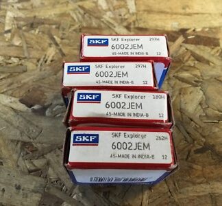 4-SKF-Bearings #6002JEM, NOS, (JFK-1176)