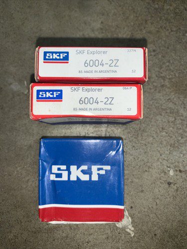 Lot-3 SKF Bearings #6004-2Z, NOS, (JFK-1409) - Image 2